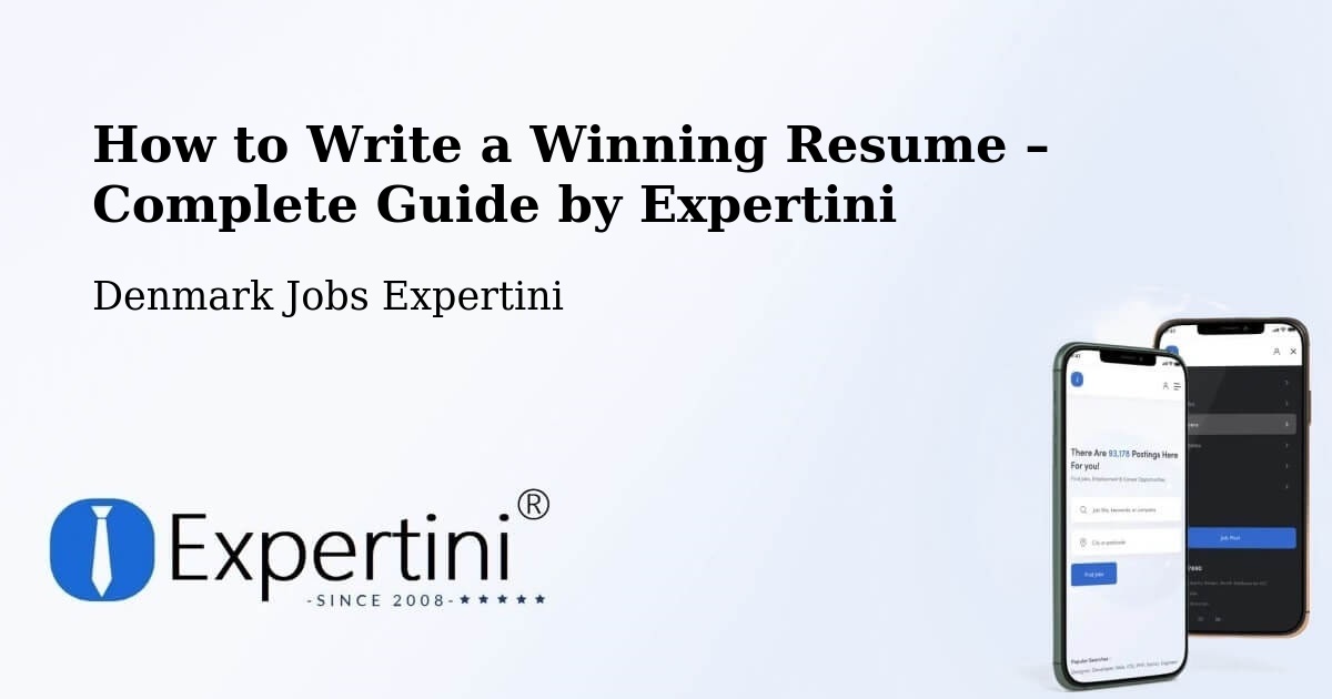 Resume Writing Guide for Job Seekers – Hadsten - Hadsten, Denmark Jobs Expertini